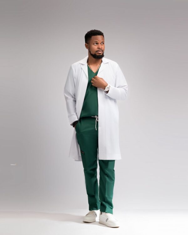 long sleeve white coat unisex